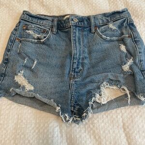 Abercrombie and fitch mom shorts size 27